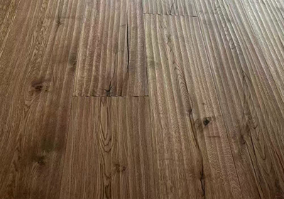 Hand scraped engineered wood flooring