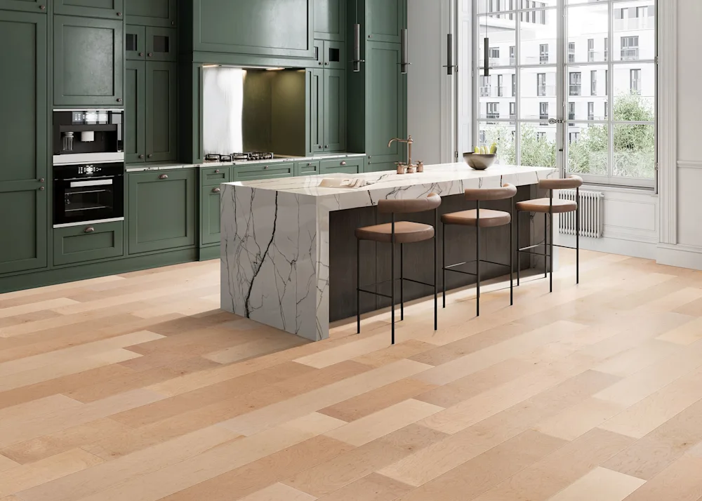 Maple Engineered Wood Flooring For Kitchen
