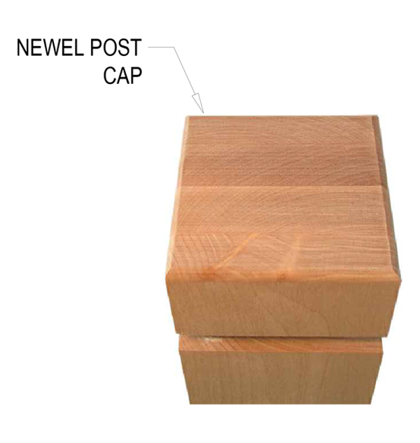 Newel post cap