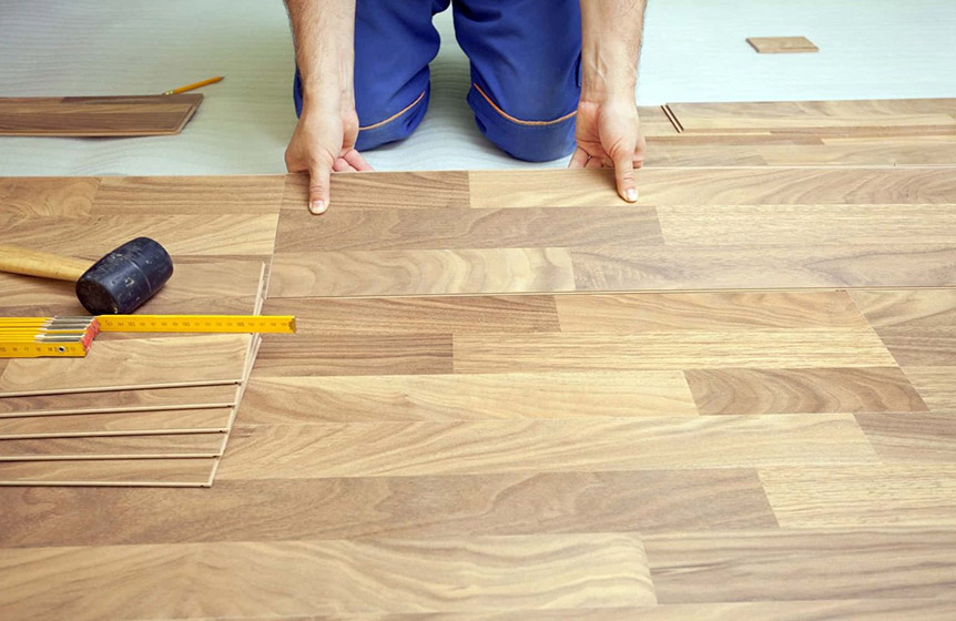 الأرضيات الخشبية الهندسية DIY
