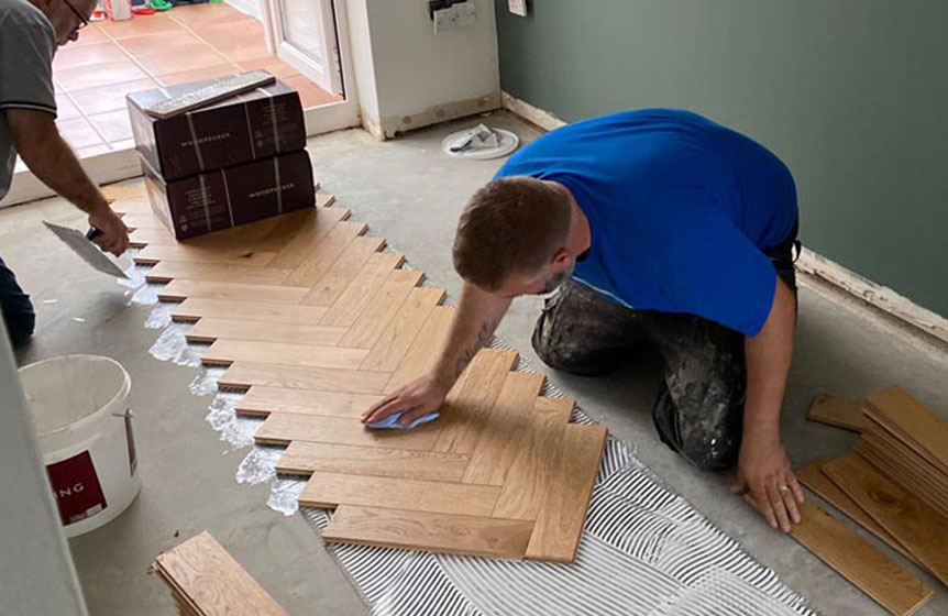 Labor Costs of install engineered wood flooring