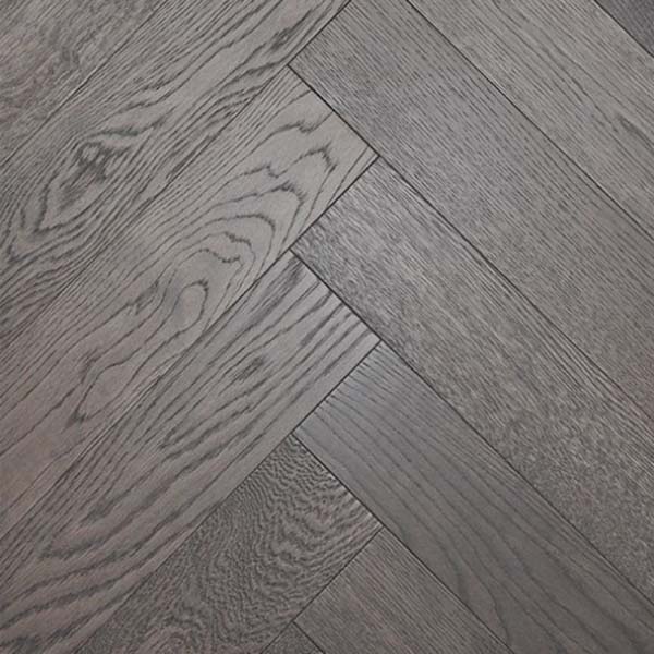 grey herringbone engineered wood flooring