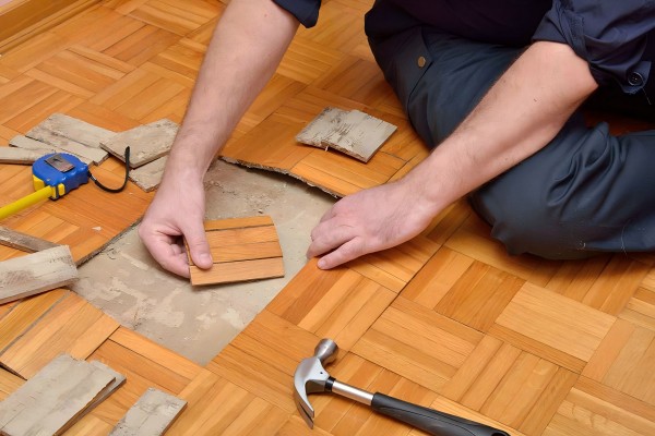 Assess the Damage and Remove the Damaged Tile